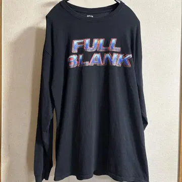 FULL-BK 블랙 긴팔 티셔츠