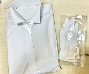 윙카라 셔츠 장갑 신랑 세트
