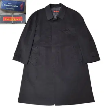 레어 제냐 원단 캐시미어 100% Austin Reed 스텐카라 코트