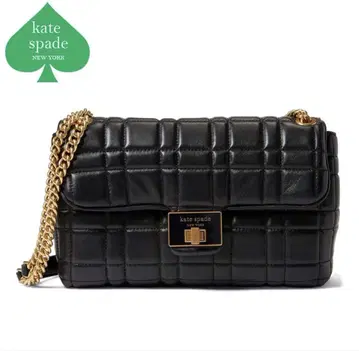 kate spade 퀼팅 숄더백 블랙