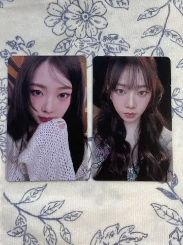 aespa 카리나 구매 혜택 6000엔 팬미팅 팬미 트레이딩 카드 2장