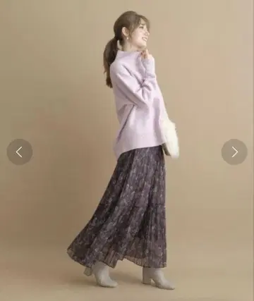 Apuweiser-riche 아푸와이저 리셰 롱 스커트 꽃무늬
