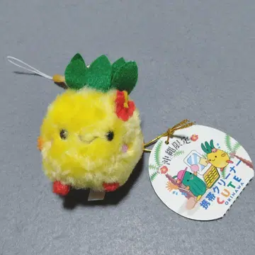오키나와 한정판 파인애플 핸드폰 클리너