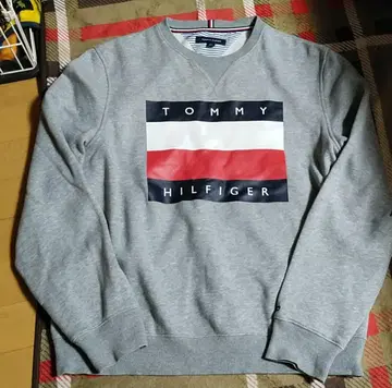 TOMMY HILFIGER 그레이 맨투맨 L 사이즈