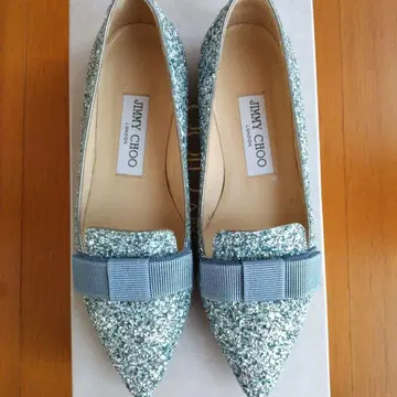 3 [새상품급] JIMMY CHOO 지미추 블루 글리터 GALA 36