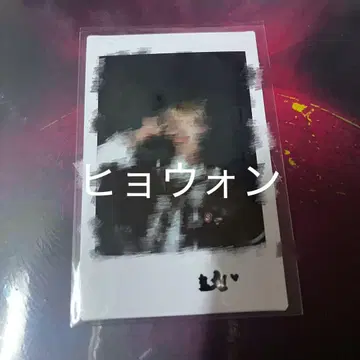 ASC2NT 효원 친필 사인 폴라로이드