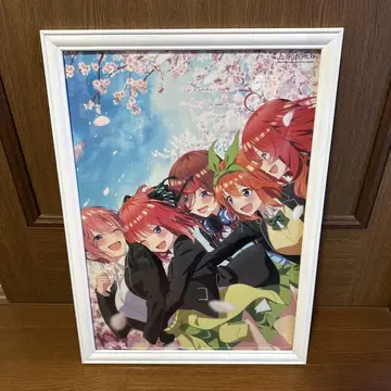 영화 5등분의 신부 클리어 포스터 (별도 판매 액자 포함)