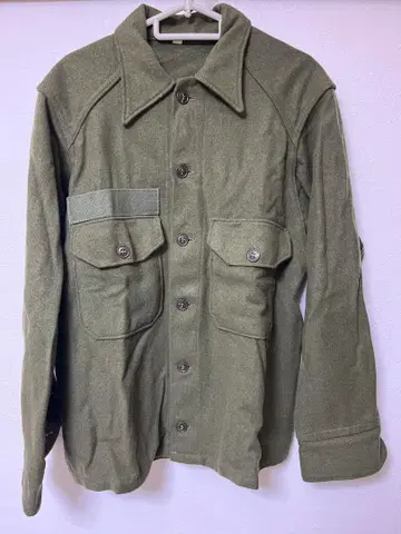 밀리터리 울 셔츠, 올리브 그린 USA