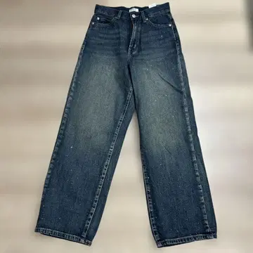 LOWRYS FARM 와이드 데님 팬츠 다크 블루