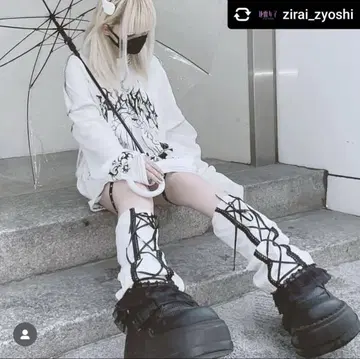 VOLCAN&APHRODITE 레그 워머 지뢰계 서브컬쳐