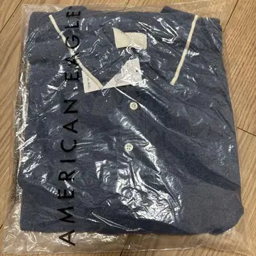 AMERICAN EAGLE 네이비 니트 피케 셔츠 XL