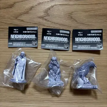 NEIGHBORHOOD 네이버후드 미니어처 피규어 3개 세트