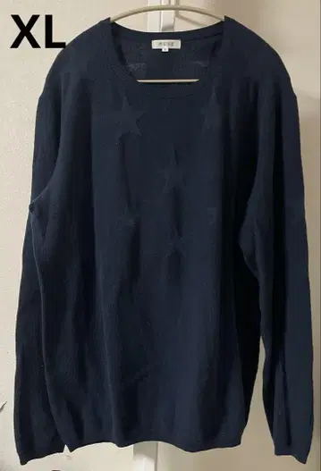 PLST 남성용 별 패턴 니트 XL