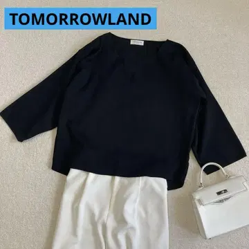 TOMORROWLAND 투모로우랜드 니트 V넥 블랙 실크