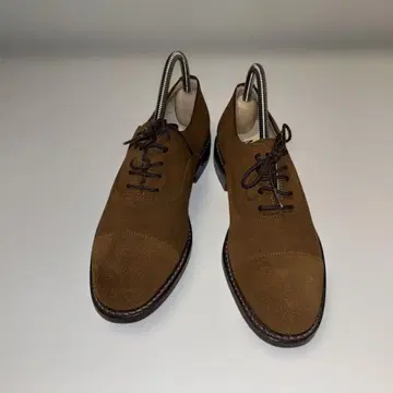 마가렛호웰 브라운 스웨이드 레이스업 슈즈 22cm