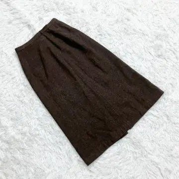 [스타일리아] (W67H93) 모헤어 혼방 롱 스커트 백 슬릿 얇은 소재