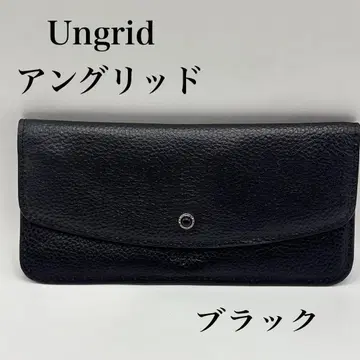 Ungrid 언그리드 플랩 장지갑 블랙