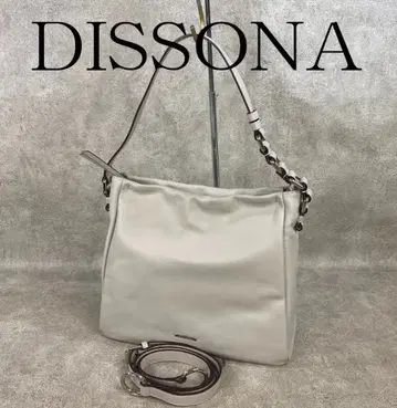 [ 미사용 ] DISSONA 디 소가죽 2웨이 숄더백