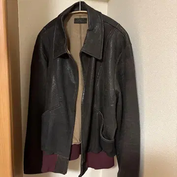 ANTHEM A 25aw CRACK TERRY BLOUSON BROWN
