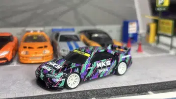 닛산 스카이라인 GT-R R33 HKS 드리프트카 커스텀 미니카