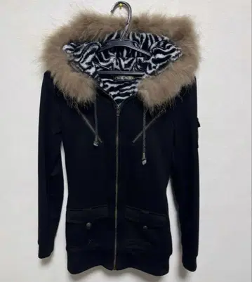 퍼 후드티 00's y2k 헤이세이 갸루 제브라