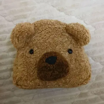 곰 얼굴 디자인 파우치