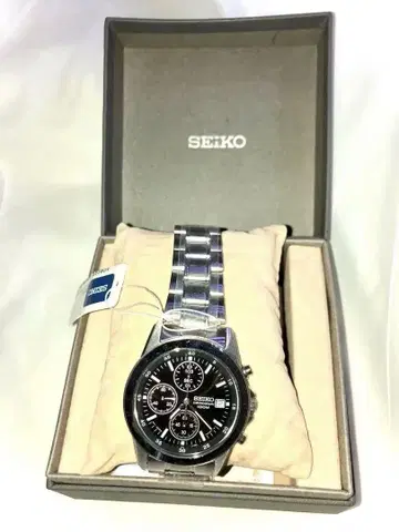 미사용 새상품 SEIKO 세이코 크로노그래프 SND367PC