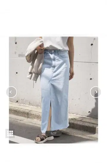 IENA upper hights/데님 스커트