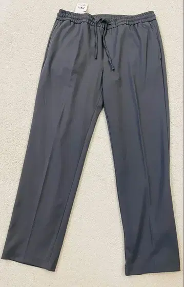 No.847 새상품 ZARA 카키 그레이 조거 팬츠 XL