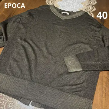 새상품급 빅 사이즈 에포카 EPOCA 모 100% 스웨터 일본제