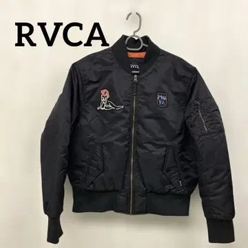 RVCA 그래픽 자수 밀리터리 자켓 VA-1 플라이트 자켓