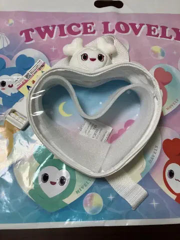 TWICE LOVELYS 삐요큥 바디 백 봉제 인형 헤어핀 2개 세트