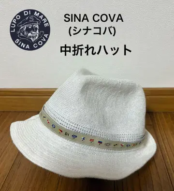 SINA COVA 시나코바 햇 중절모 스트로우 햇