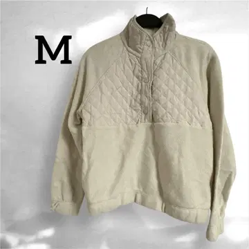 아이보리 플리스 자켓 퀼팅 [ M ]
