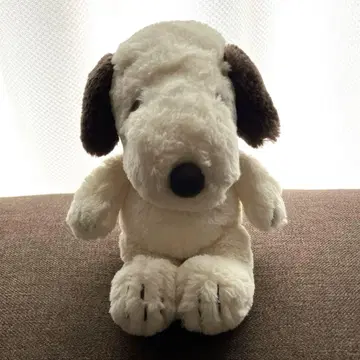 [ SNOOPY ] 스누피 봉제 인형 베이지 복슬복슬