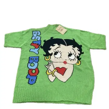 레어! 미사용 새상품 Betty Boop 베티 부프 니트 빈티지