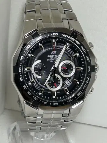 CASIO EDIFICE EF-540 크로노그래프 블랙/실버
