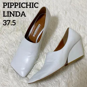 PIPPICHIC LINDA 스퀘어토 6cm 힐 화이트 37.5