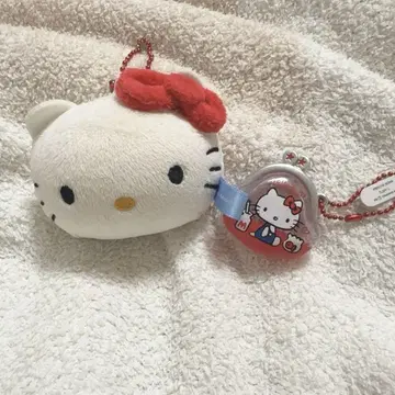 헬로키티 봉제 인형 키링 세트