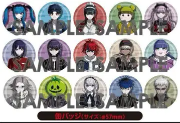 HUNDRED LINE 최종 방위 학원 핸드레드라인 캔뱃지 15종