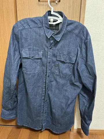 다크 블루 데님 셔츠 G-STAR RAW