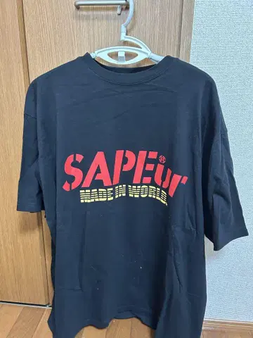 SAPEuR XX-LARGE 블랙 티셔츠