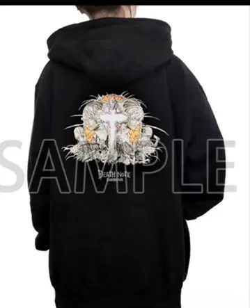 DEATHNOTE 지퍼 후드티 블랙