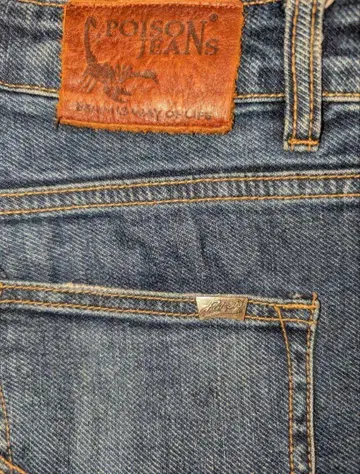 레어 전갈 POISONJEANS 1980s 스키니 데님 W30 L30