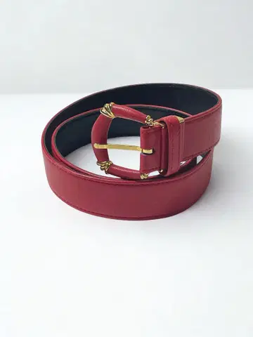 레어 Lancel 란셀 벨트 가죽 핑크 전체 길이 91