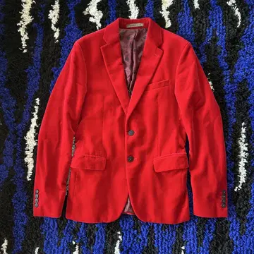 ZARA MAN 테일러드 자켓 벨로아 도트