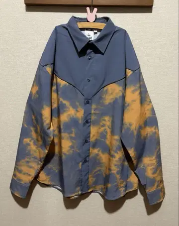 [ 엑스걸 ] TIE DYE WESTERN SHIRT 긴팔 셔츠