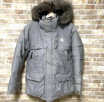 THE NORTH FACE 그레이 다운 자켓 맥마드 후드티 M