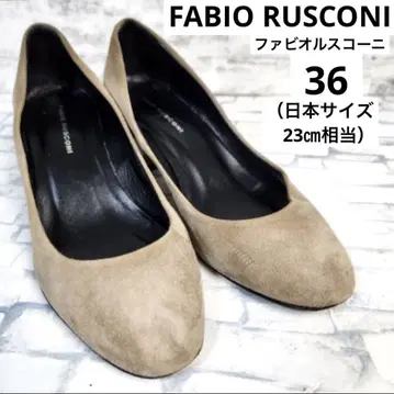 FABIO RUSCONI 파비오 루스꼬니 라운드토 스웨이드 베이지
