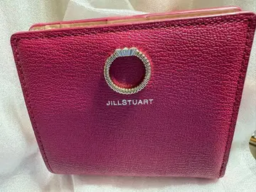 JILLSTUART 링 모티브 2단 접이식 지갑 핑크
